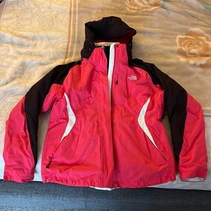 North Face jacket shell with fleece lining